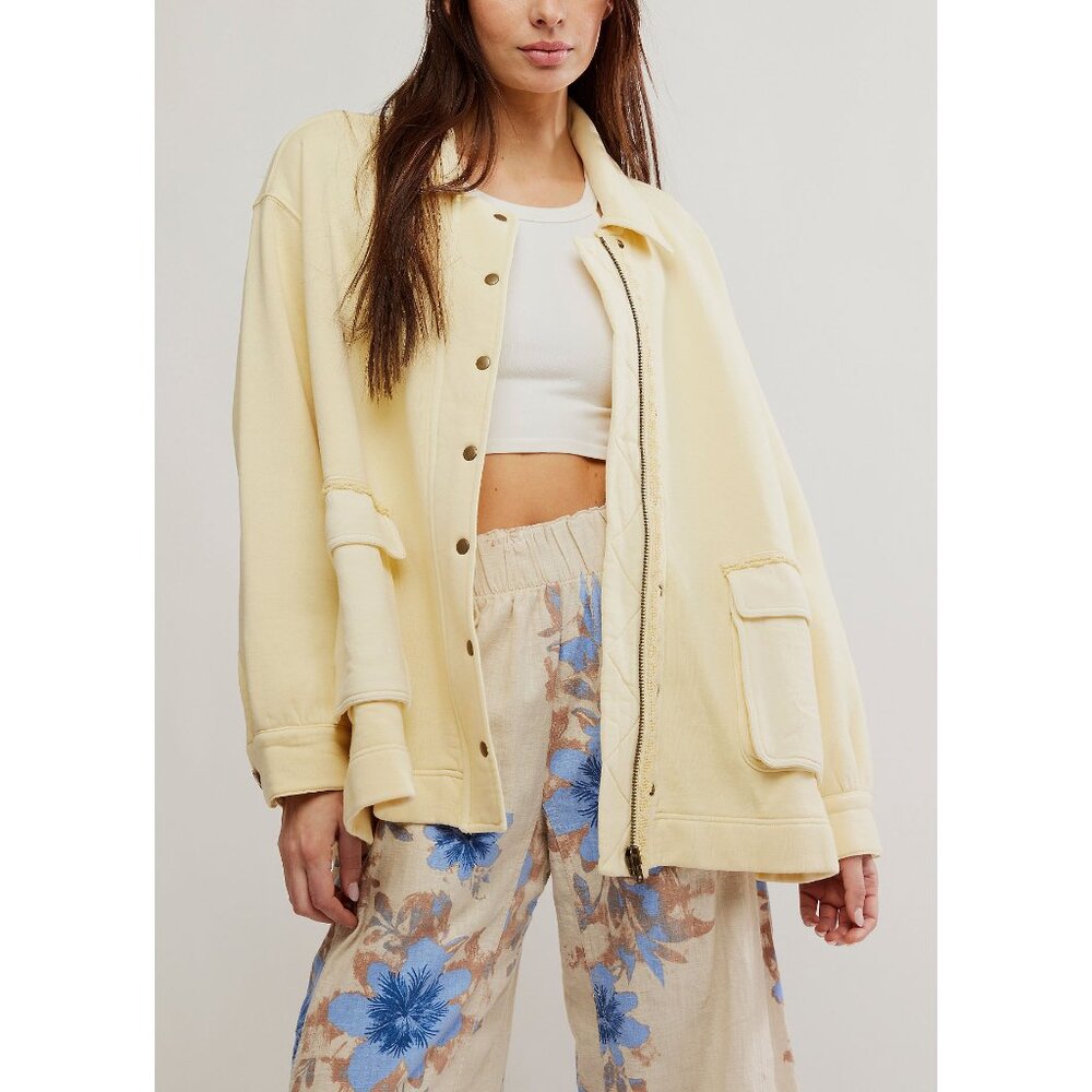 Free People Alexa Sweatshirt. Flan color